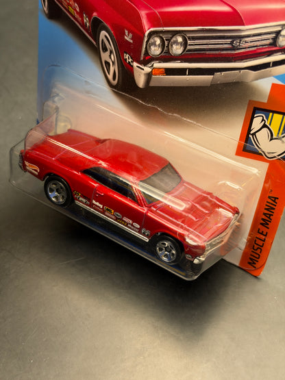 HOT WHEELS - 67 CHEVELLE SS 396 (2019) - HW MUSCLE MANIA 7/10