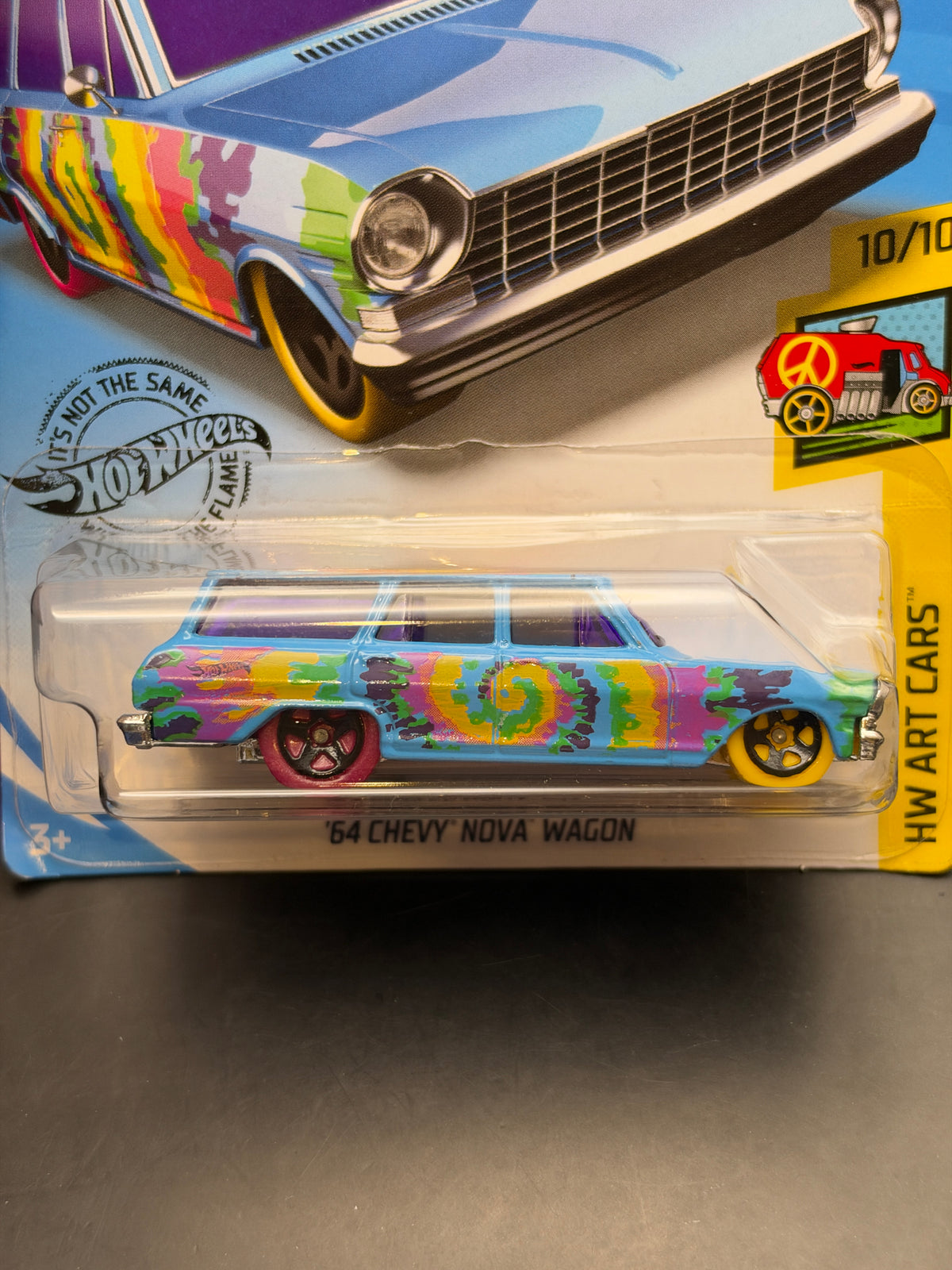 HOT WHEELS - 64 CHEVY NOVA WAGON (2019) - HW ART CARS 10/10