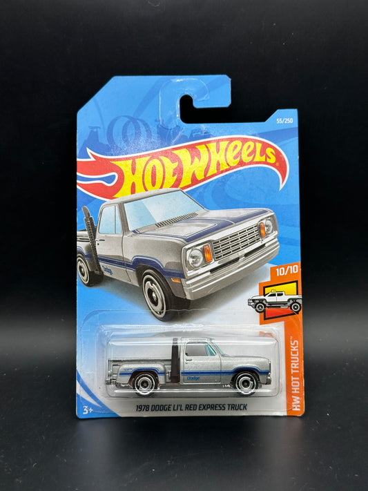HOT WHEELS - 1978 DODGE LIL RED EXPRESS TRUCK (2019) - HW HOT TRUCKS 10/10