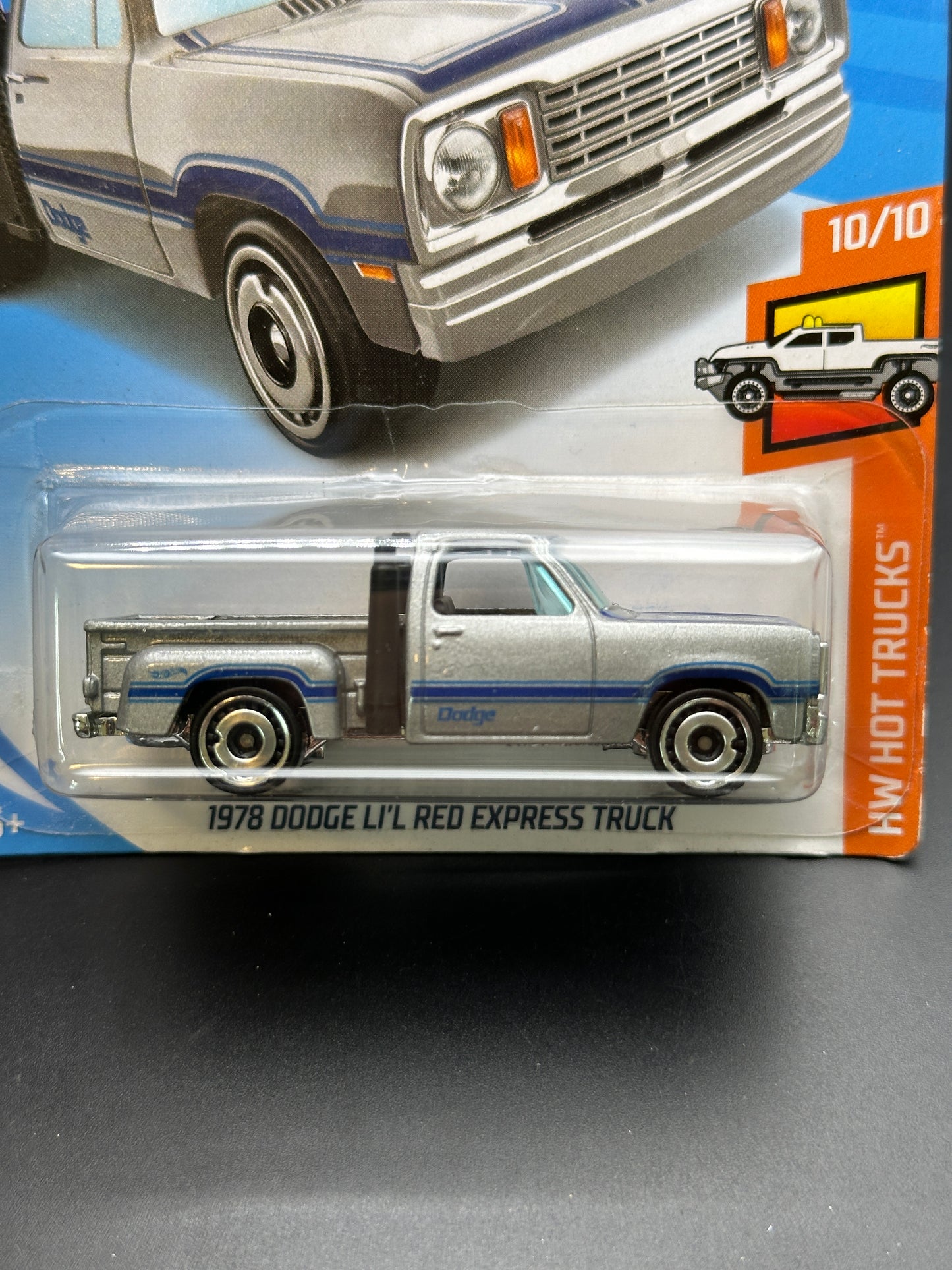 HOT WHEELS - 1978 DODGE LIL RED EXPRESS TRUCK (2019) - HW HOT TRUCKS 10/10