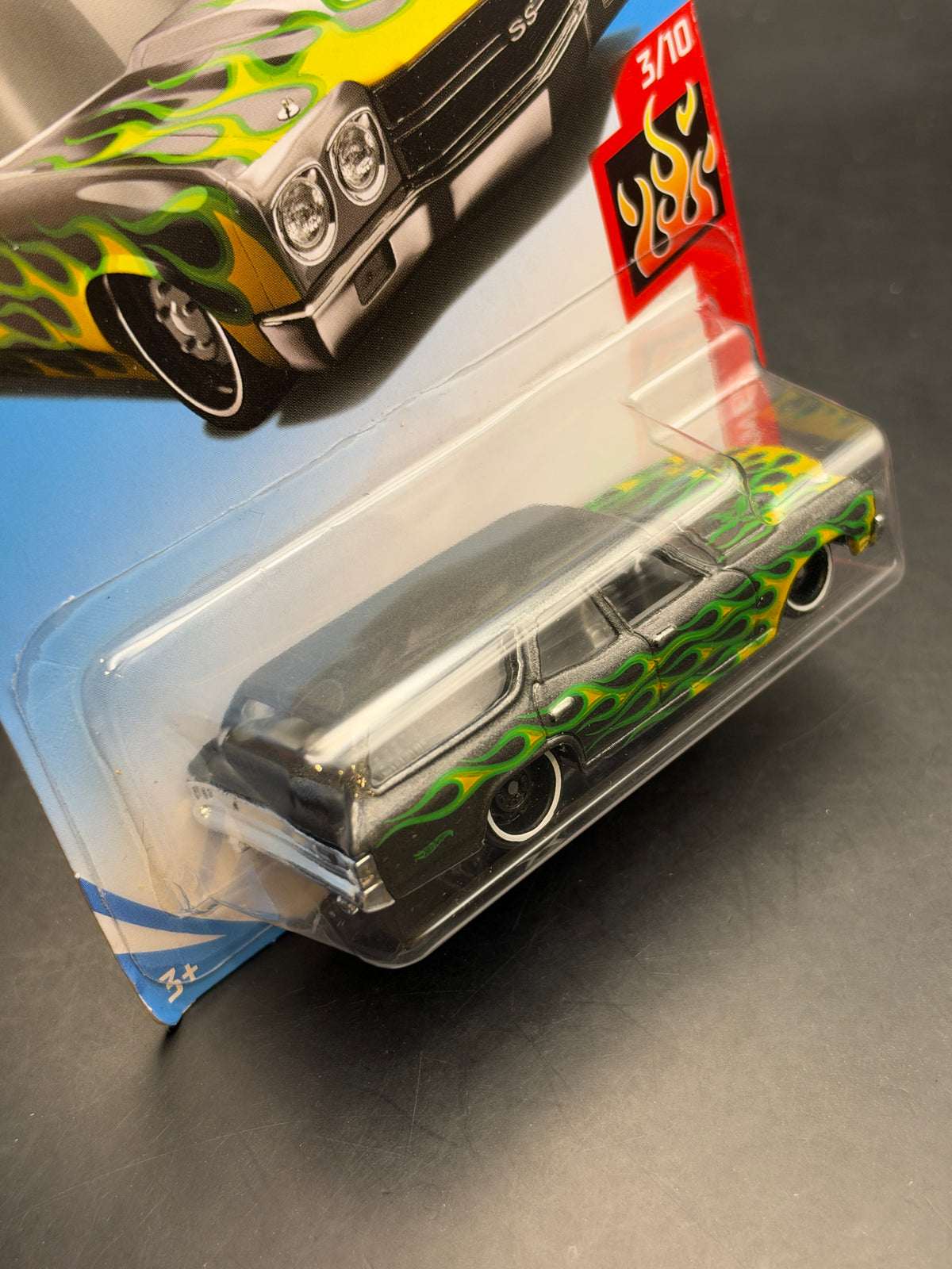 HOT WHEELS - 70 CHEVELLE SS WAGON (2019) - HW FLAMES 3/10