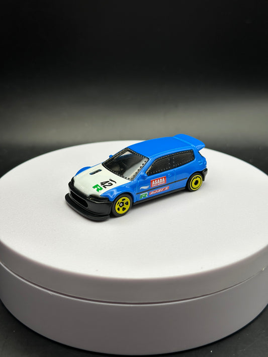 HOT WHEELS - HONDA CIVIC CUSTOM (2022) - HW J IMPORTS 10/10 - LOOSE