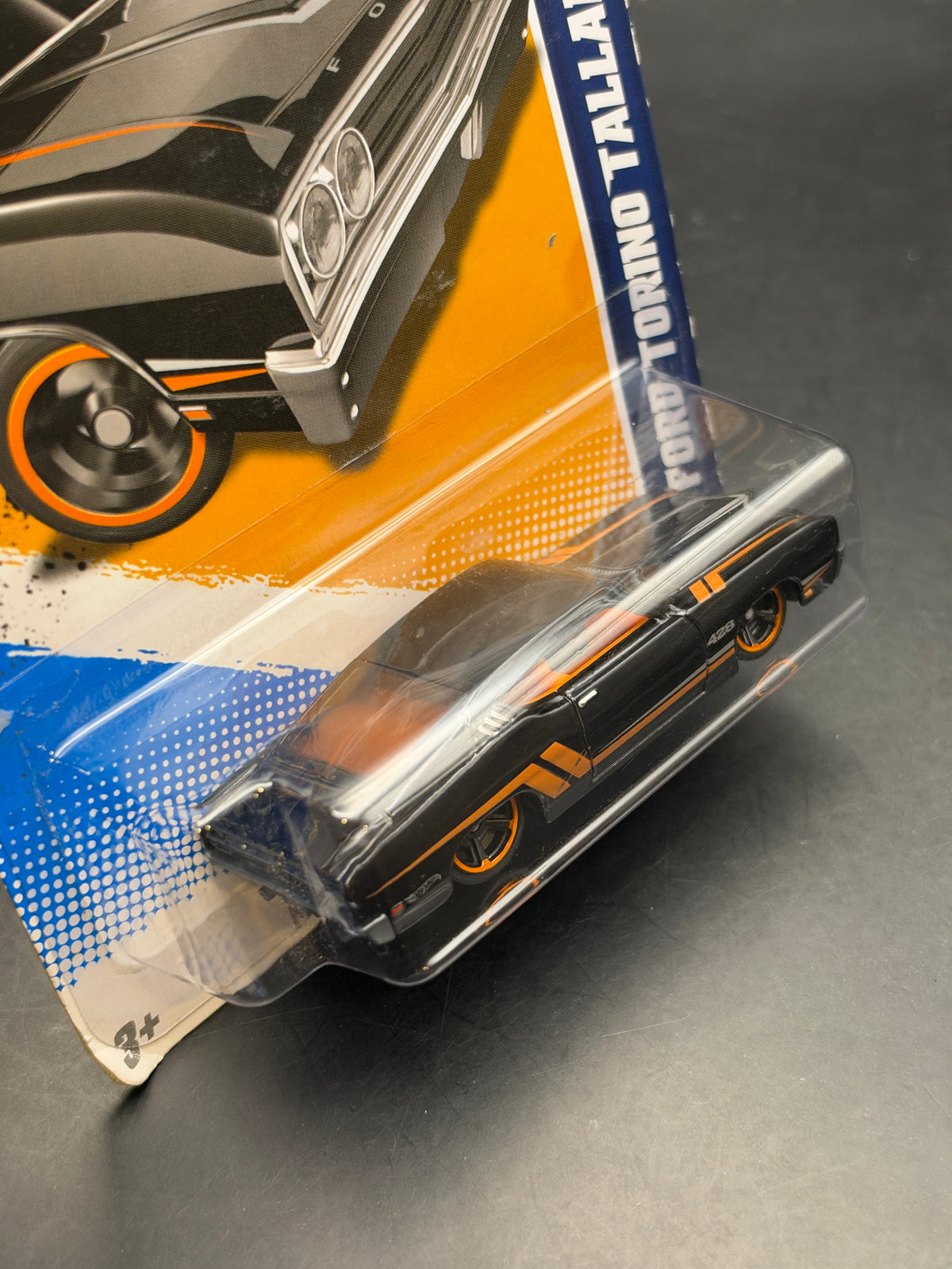HOT WHEELS - 69 FORD TORINO TALLADEGA (2012) - HW MUSCLE MANIA 1/10