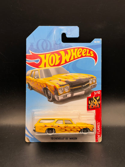 HOT WHEELS - 70 CHEVELLE SS WAGON (2019) - HW FLAMES 3/10