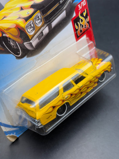 HOT WHEELS - 70 CHEVELLE SS WAGON (2019) - HW FLAMES 3/10