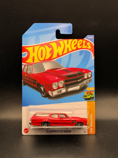 HOT WHEELS - 70 CHEVELLE SS WAGON (2022) - HW WAGONS 1/5