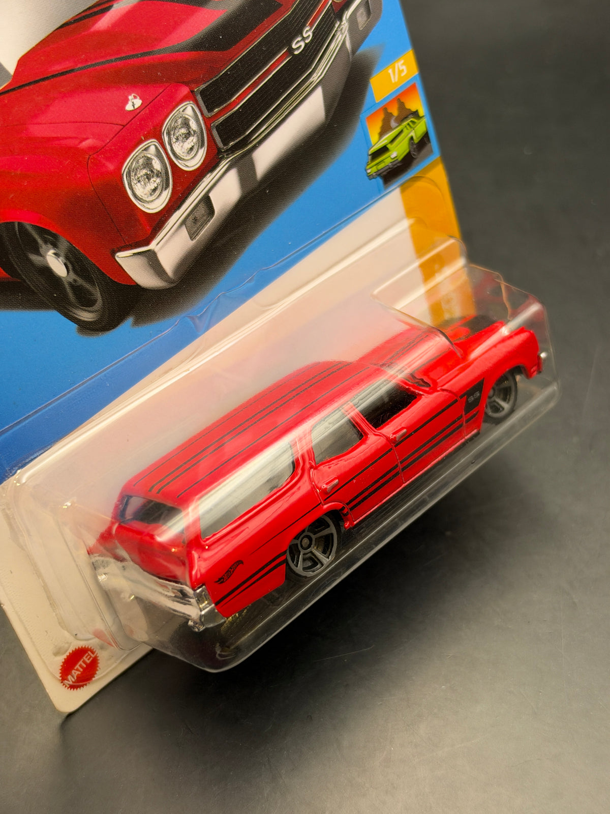 HOT WHEELS - 70 CHEVELLE SS WAGON (2022) - HW WAGONS 1/5