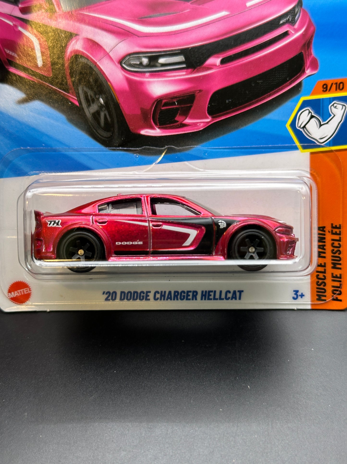 HOT WHEELS - 20 DODGE CHARGER HELLCAT (2025) - HW MUSCLE MANIA 9/10 - SUPER TREASURE HUNT