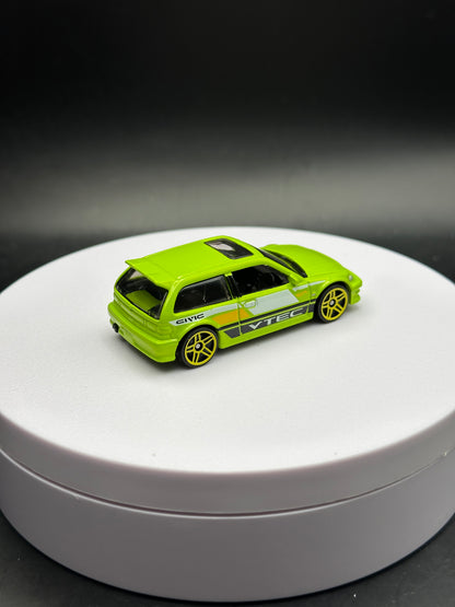 HOT WHEELS - 90 HONDA CIVIC EF (2025) - HW 70s VS 90s 1/10 - LOOSE