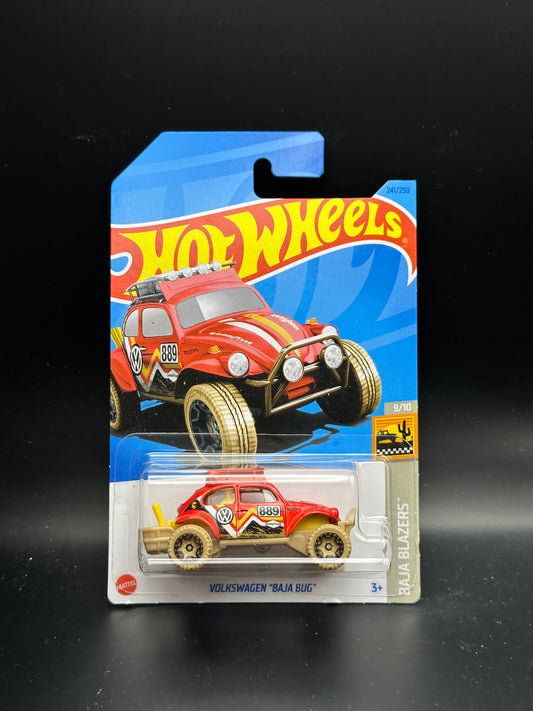 HOT WHEELS - VOLKSWAGEN BAJA BUG (2023) - TREASURE HUNT - BAJA BLAZERS 9/10