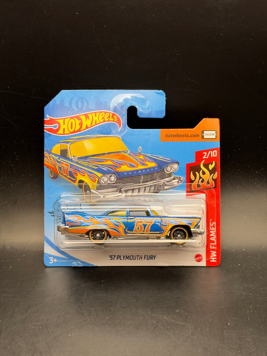 HOT WHEELS - 57 PLYMOUTH FURY (2020) - HW FLAMES 2/10
