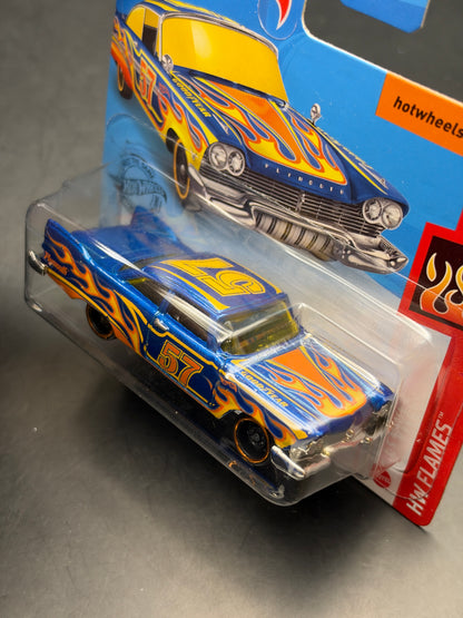 HOT WHEELS - 57 PLYMOUTH FURY (2020) - HW FLAMES 2/10