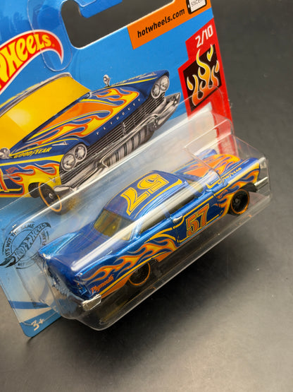 HOT WHEELS - 57 PLYMOUTH FURY (2020) - HW FLAMES 2/10