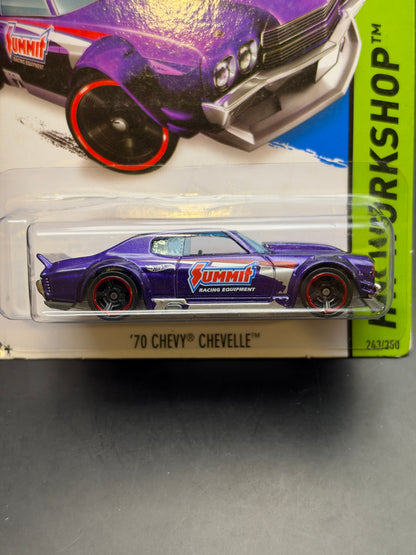 HOT WHEELS - 70 CHEVY CHEVELLE (2014) - HW WORKSHOP