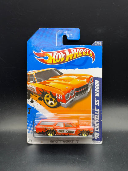 HOT WHEELS - 70 CHEVELLE SS WAGON (2012) - HW CITY WORKS 2/10