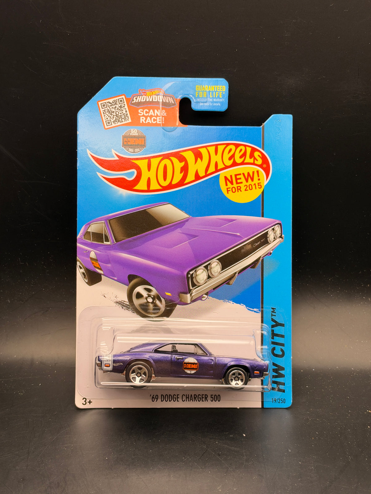 HOT WHEELS - 69 DODGE CHARGER 500 (2015) - HW CITY