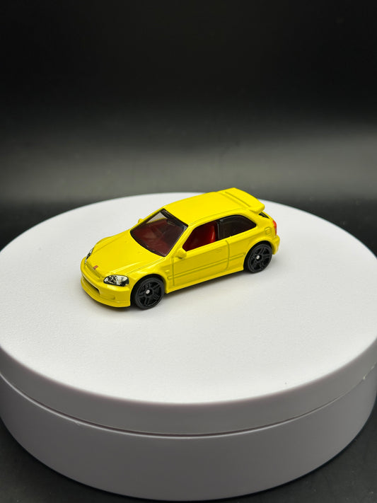 HOT WHEELS - 99 HONDA CIVIC TYPE R EK9 (2022) - HW HATCHBACKS 5/5 - LOOSE