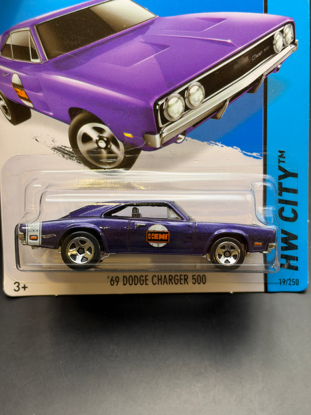 HOT WHEELS - 69 DODGE CHARGER 500 (2015) - HW CITY