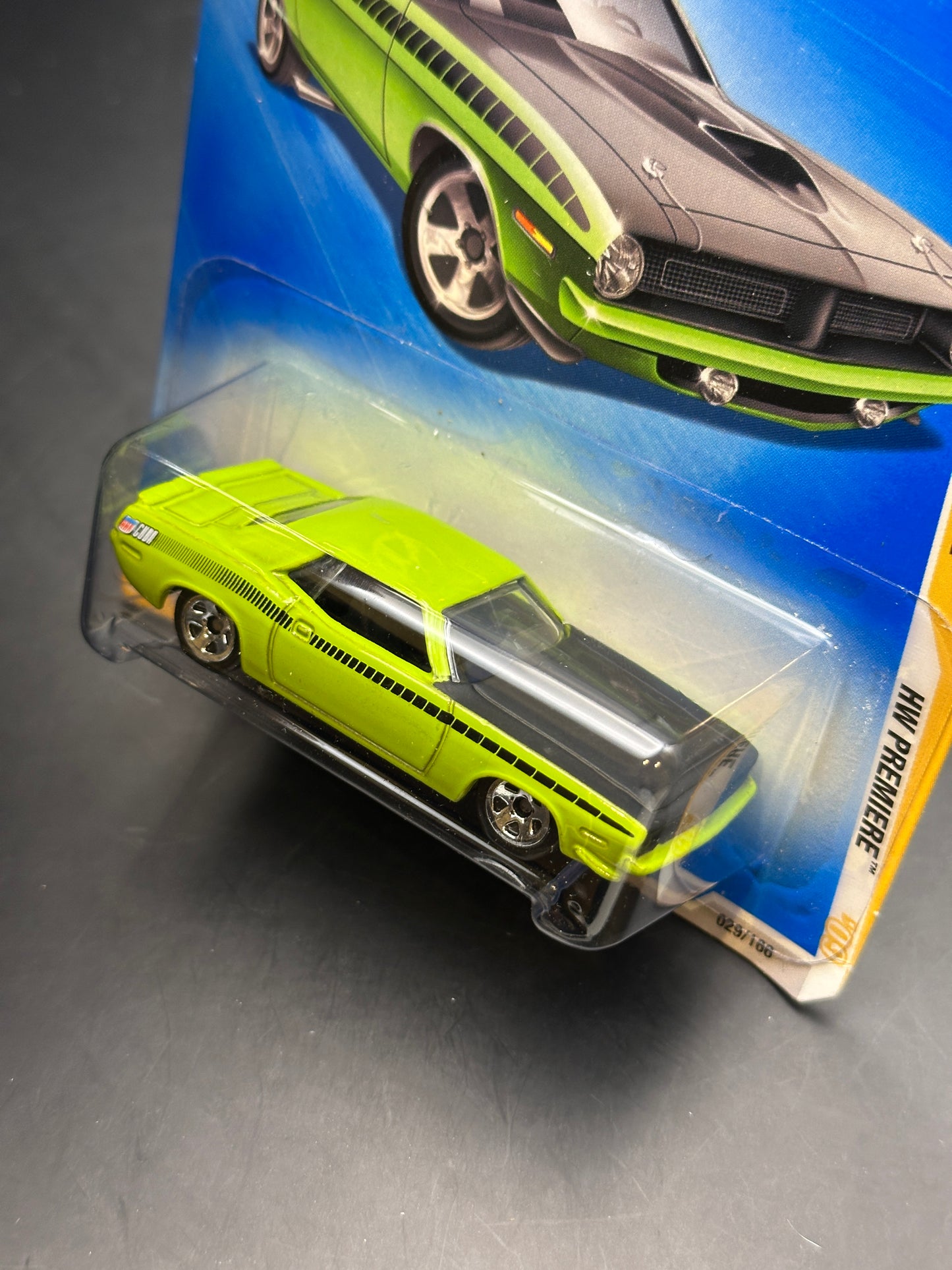 HOT WHEELS - 70 PLYMOUTH AAR CUDA (2009) - HW 2009 PREMIERE 29/42