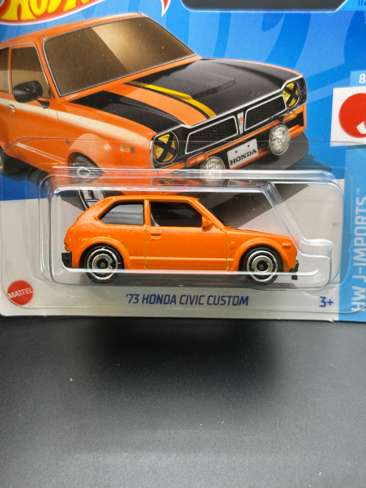 HOT WHEELS - 73 HONDA CIVIC CUSTOM (2023) - HW J IMPORTS 8/10