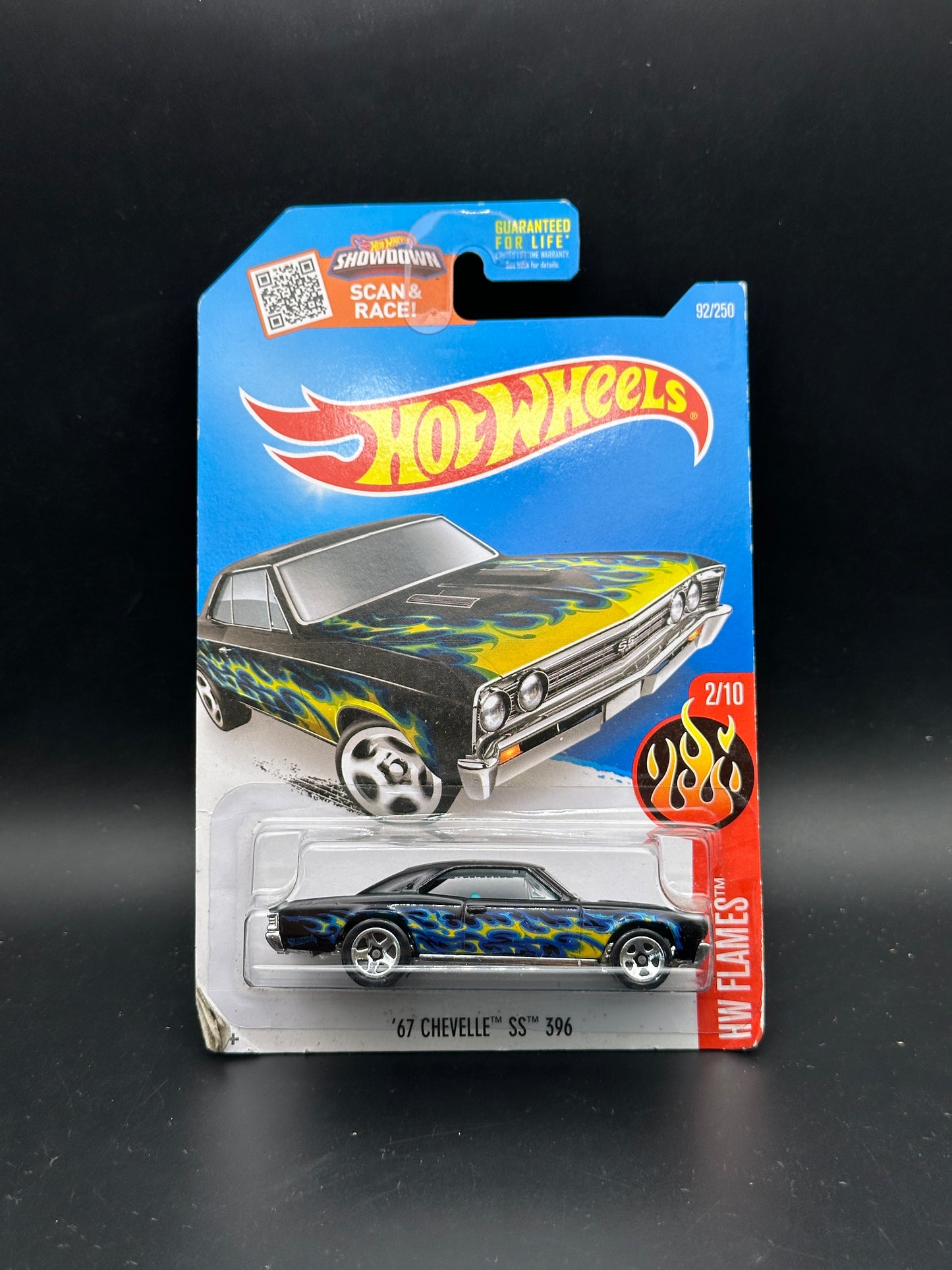 HOT WHEELS - 67 CHEVELLE SS 396 (2016) - HW FLAMES 2/10