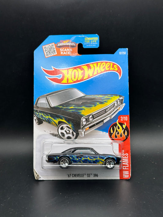 HOT WHEELS - 67 CHEVELLE SS 396 (2016) - HW FLAMES 2/10