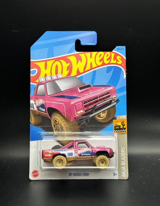 HOT WHEELS - 87 DODGE D100 (2023) - HW BAJA BLAZERS 1/10