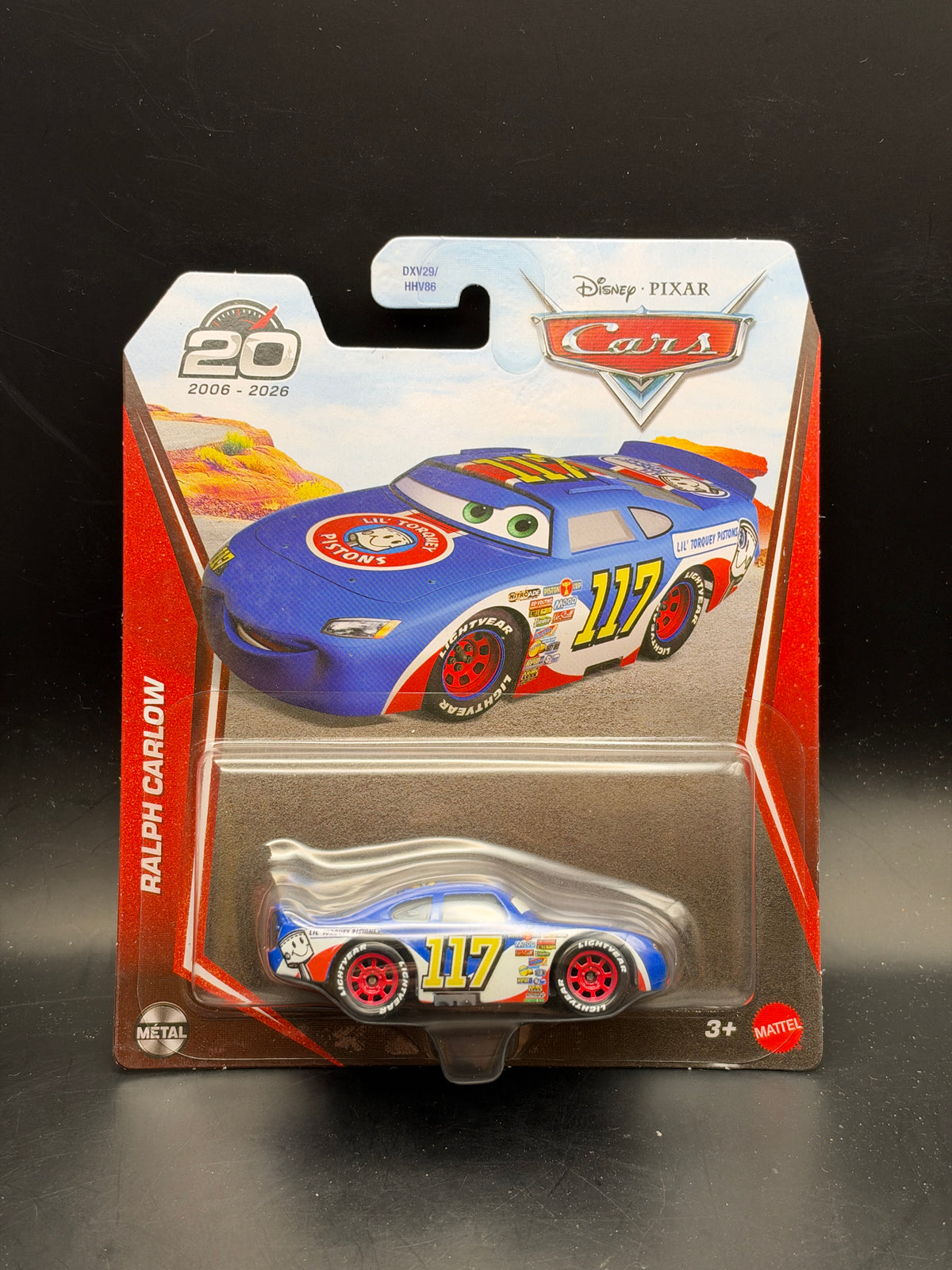 DISNEY PIXAR CARS 20th ANNIVERSARY - RALPH CARLOW - DIECAST