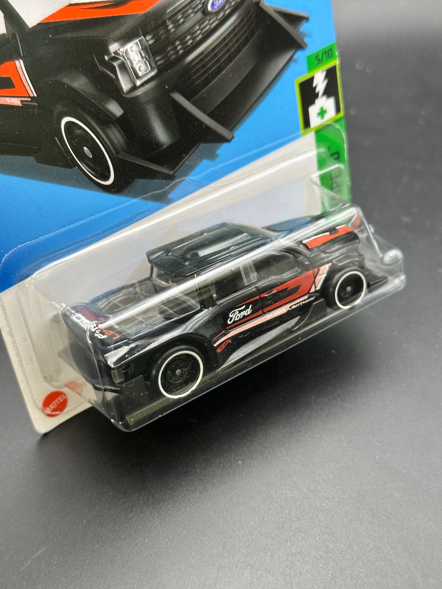 HOT WHEELS - FORD F - 150 LIGHTNING CUSTOM (2024) - HW GREEN SPEED 5/10