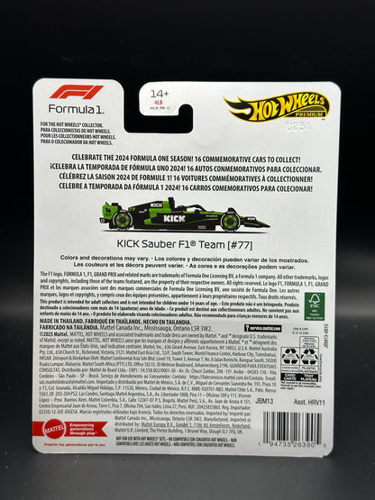 HOT WHEELS - VALTTERI BOTTAS KICK SAUBER F1 TEAM #77 (2025) - FORMULA 1 SERIES