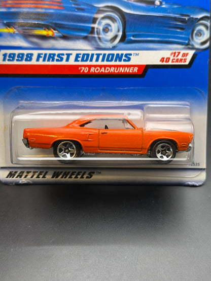 HOT WHEELS - 70 ROADRUNNER (1998) - HW 1998 FIRST EDITIONS 17/40