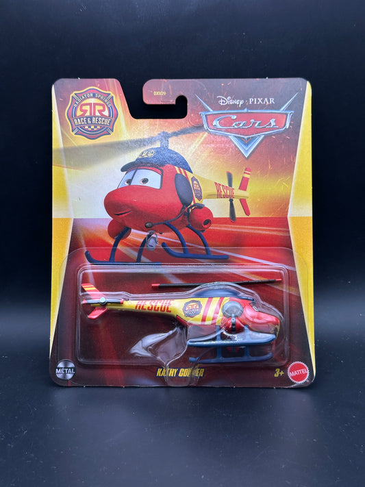 DISNEY PIXAR CARS - KATHY COPTER - RADIATOR SPRINGS RACE AND RESCUE CARS - DIECAST