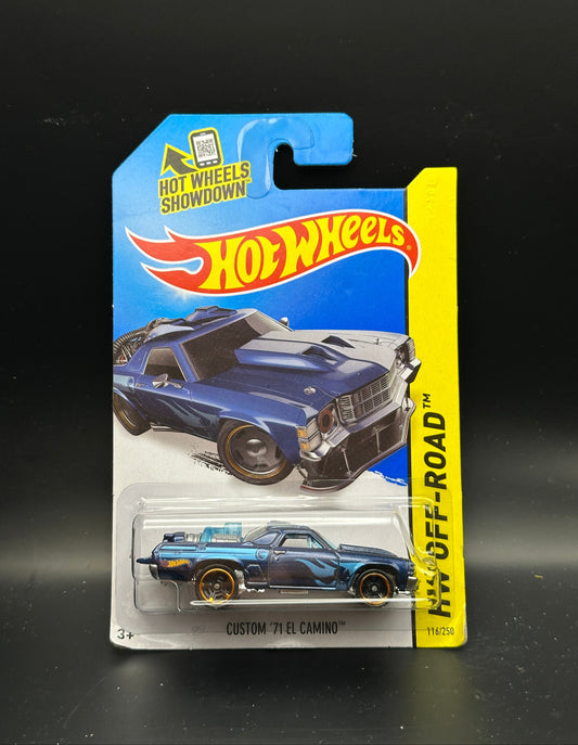 HOT WHEELS - CUSTOM 71 EL CAMINO - TREASURE HUNT (2014) - HW OFF ROAD