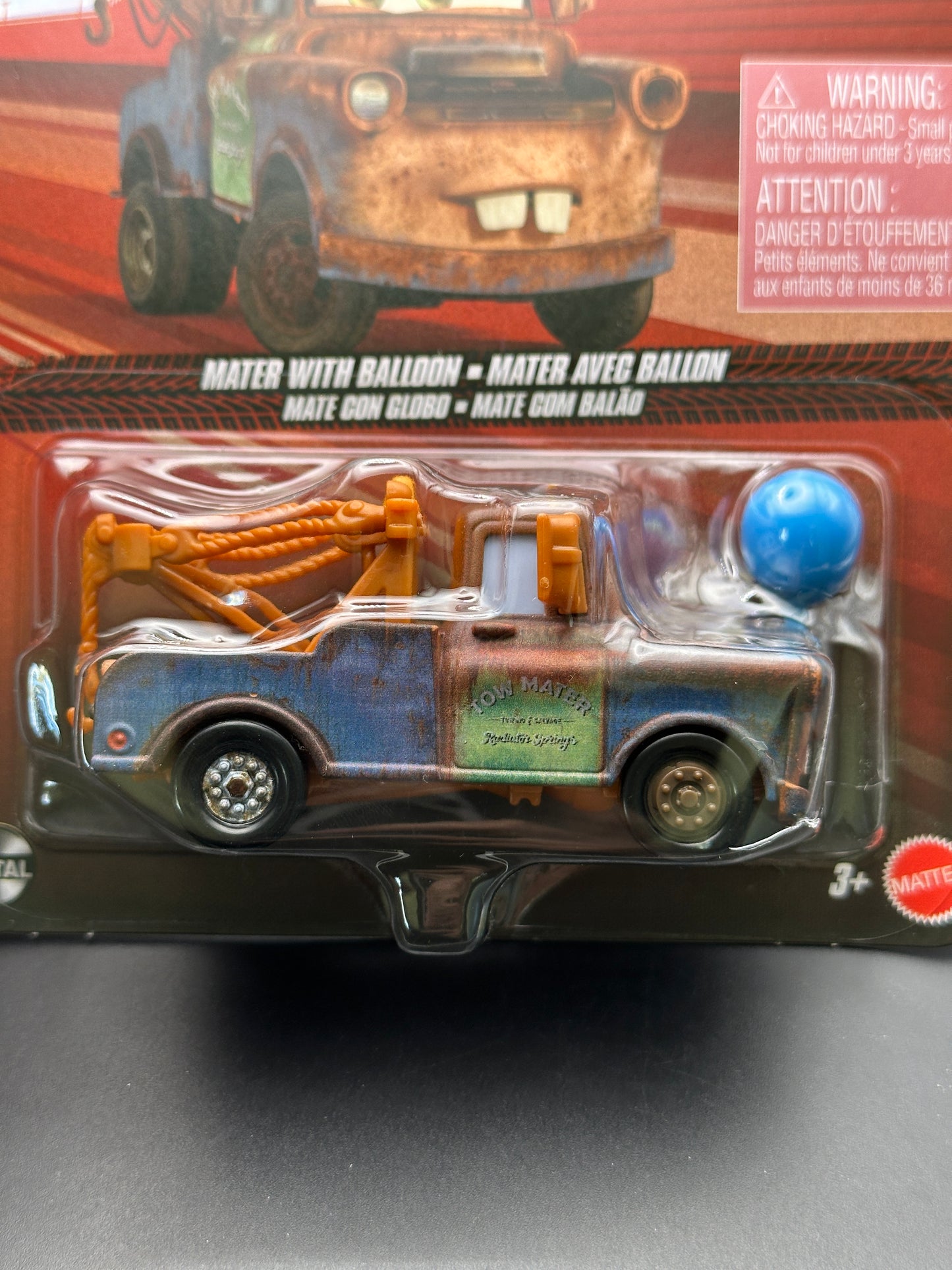 DISNEY PIXAR CARS - MATER WITH BALLOON - CARS - DIECAST