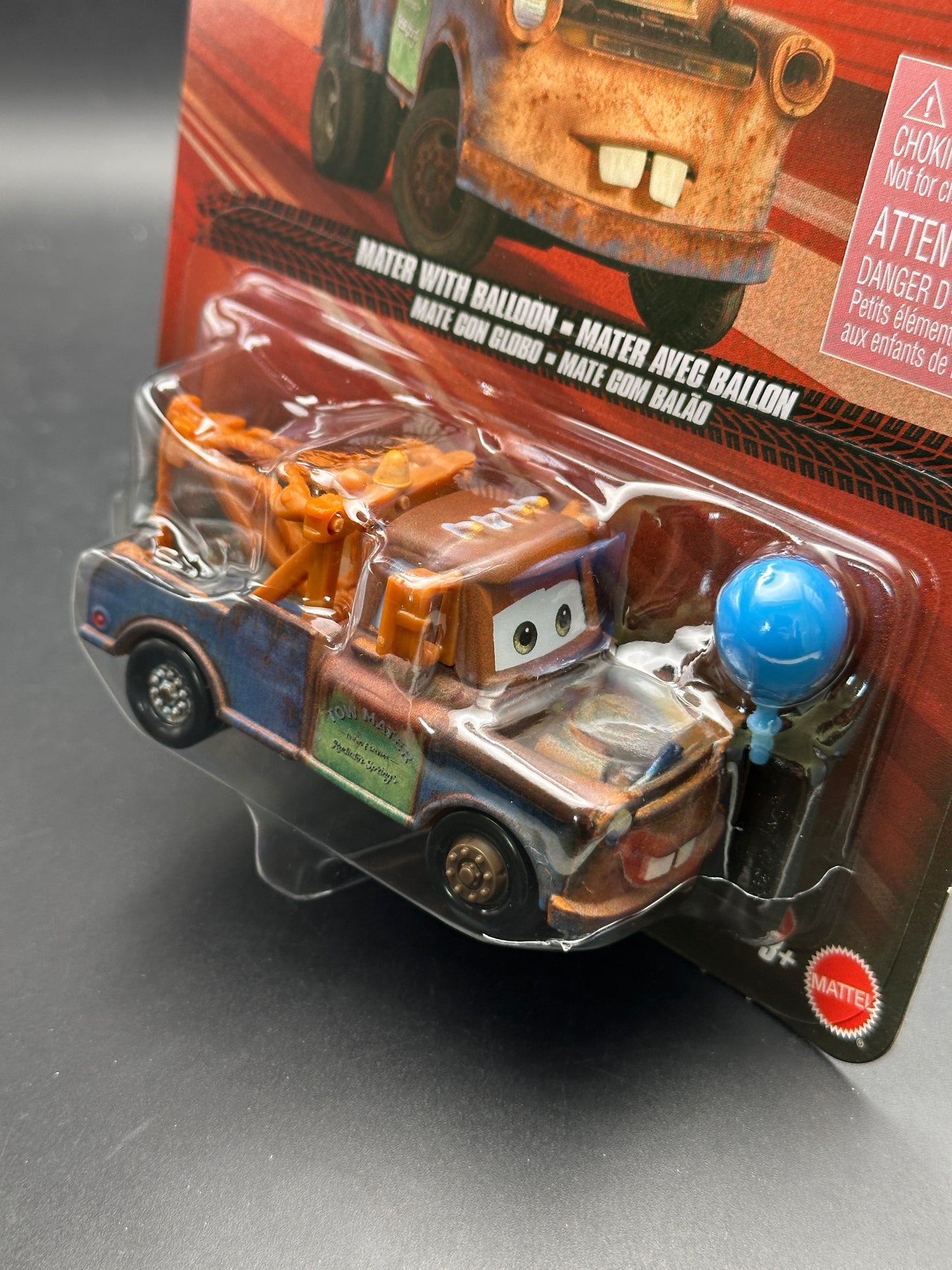 DISNEY PIXAR CARS - MATER WITH BALLOON - CARS - DIECAST