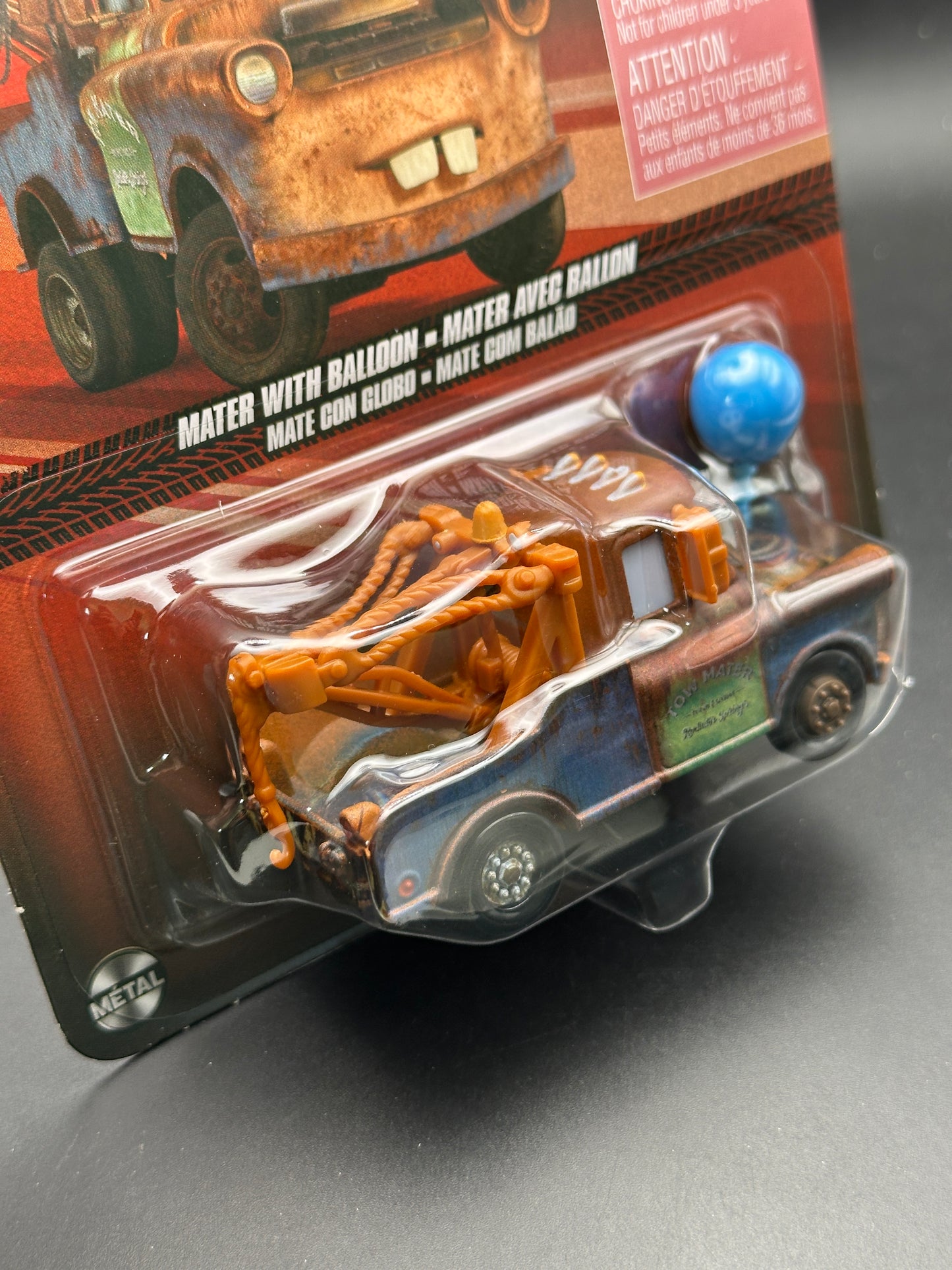 DISNEY PIXAR CARS - MATER WITH BALLOON - CARS - DIECAST