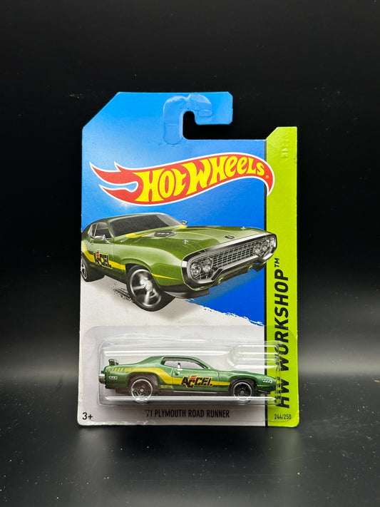 HOT WHEELS - 71 PLYMOUTH ROAD RUNNER (2014) - HW WORKSHOP