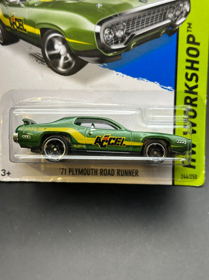 HOT WHEELS - 71 PLYMOUTH ROAD RUNNER (2014) - HW WORKSHOP