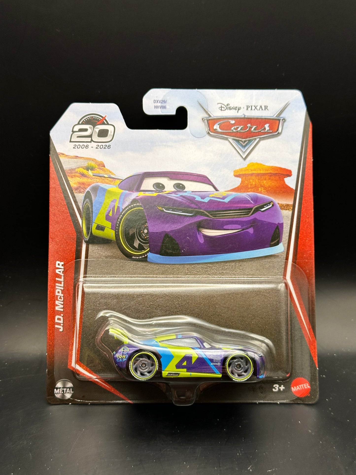 DISNEY PIXAR CARS 20th ANNIVERSARY - JD MCPILLAR - DIECAST