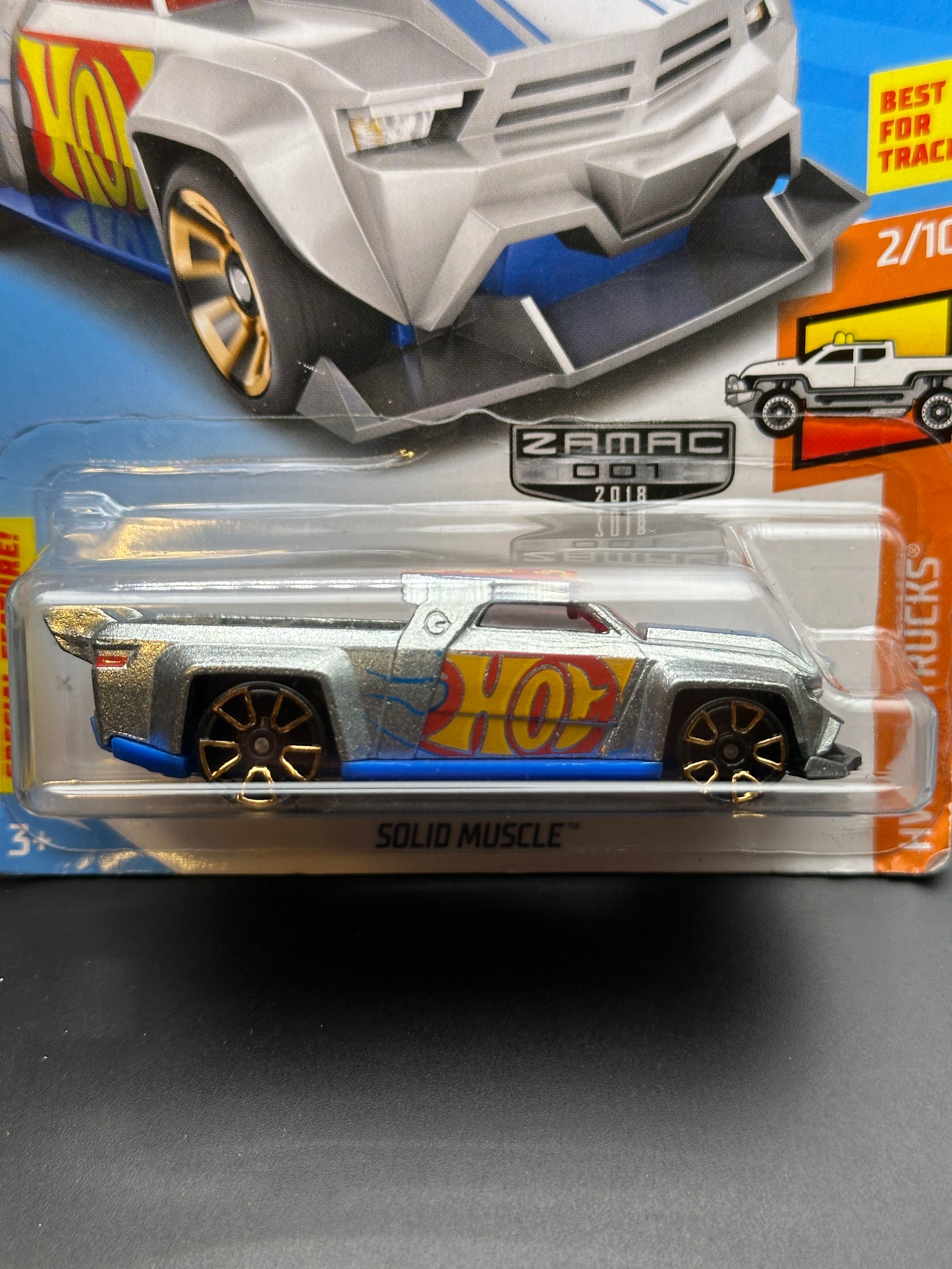 HOT WHEELS - SOLID MUSCLE (2018) - ZAMAC - HW HOT TRUCKS 2/10