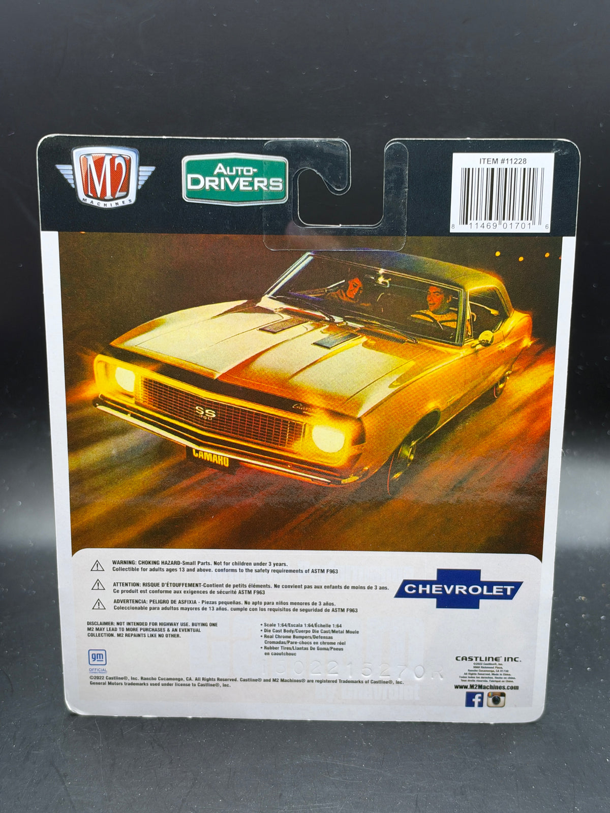 M2 MACHINES - 1968 CHEVROLET CAMARO SS 350 - R85 22-12