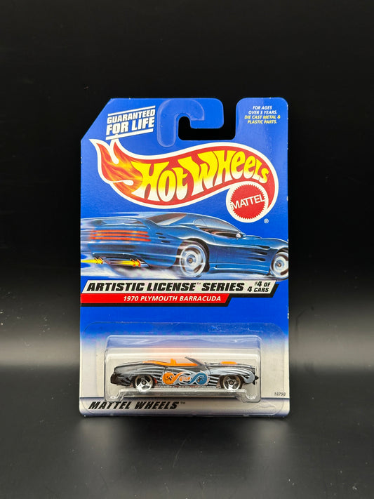 HOT WHEELS - 1970 PLYMOUTH BARRACUDA (1998) - HW ARTISTIC LICENSE SERIES 4/4