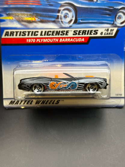 HOT WHEELS - 1970 PLYMOUTH BARRACUDA (1998) - HW ARTISTIC LICENSE SERIES 4/4