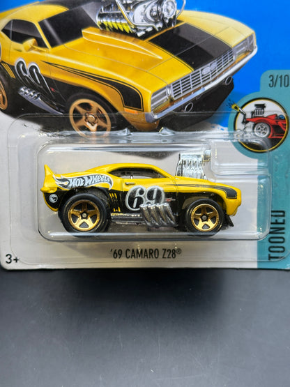 HOT WHEELS - 69 CAMARO Z28 - TREASURE HUNT (2017) - HW TOONED 3/10