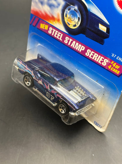 HOT WHEELS - 57 CHEVY (1995) - HW STEEL STAMP 4/4