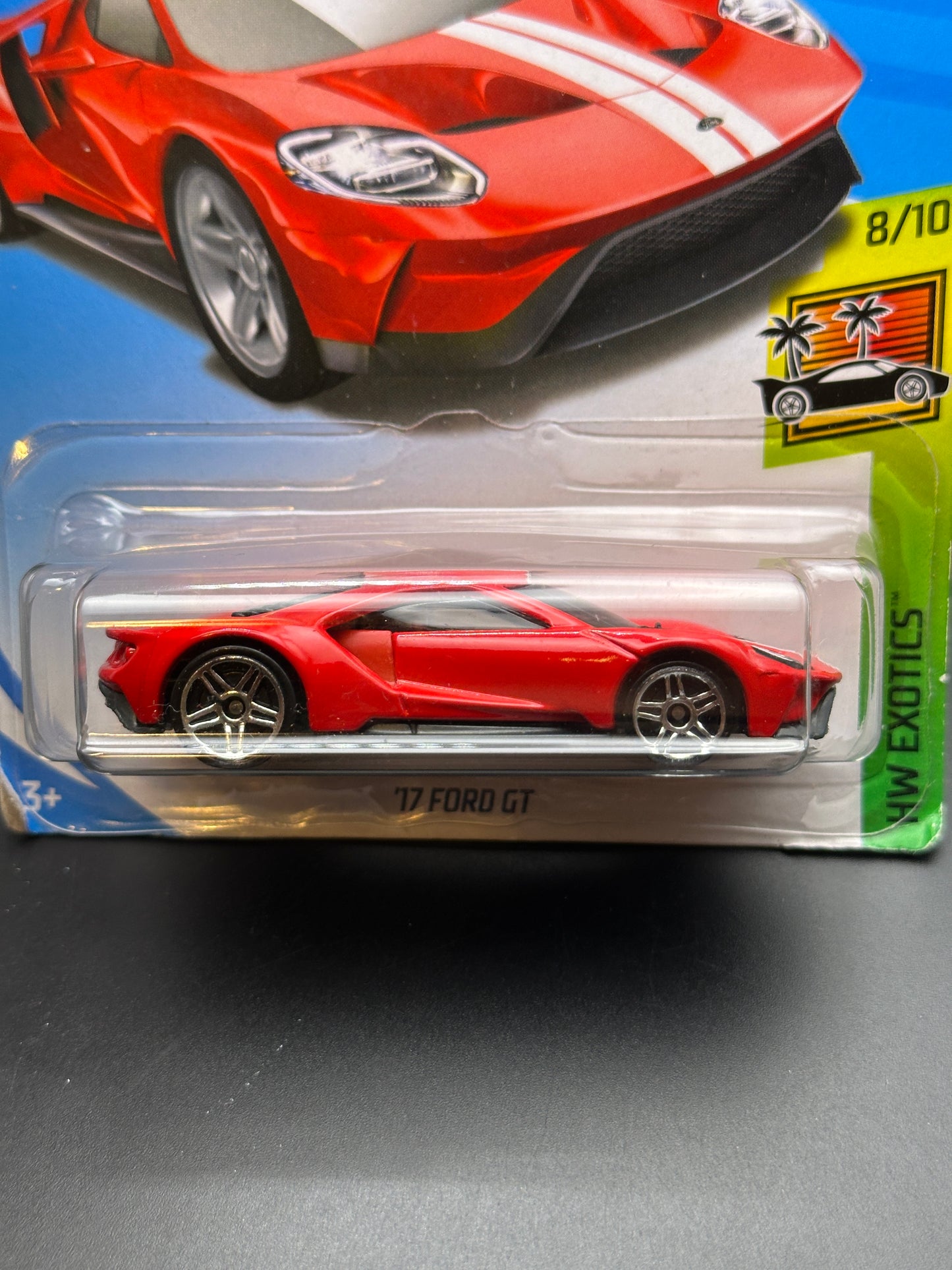 HOT WHEELS - 17 FORD GT - (2018) - HW EXOTICS 8/10
