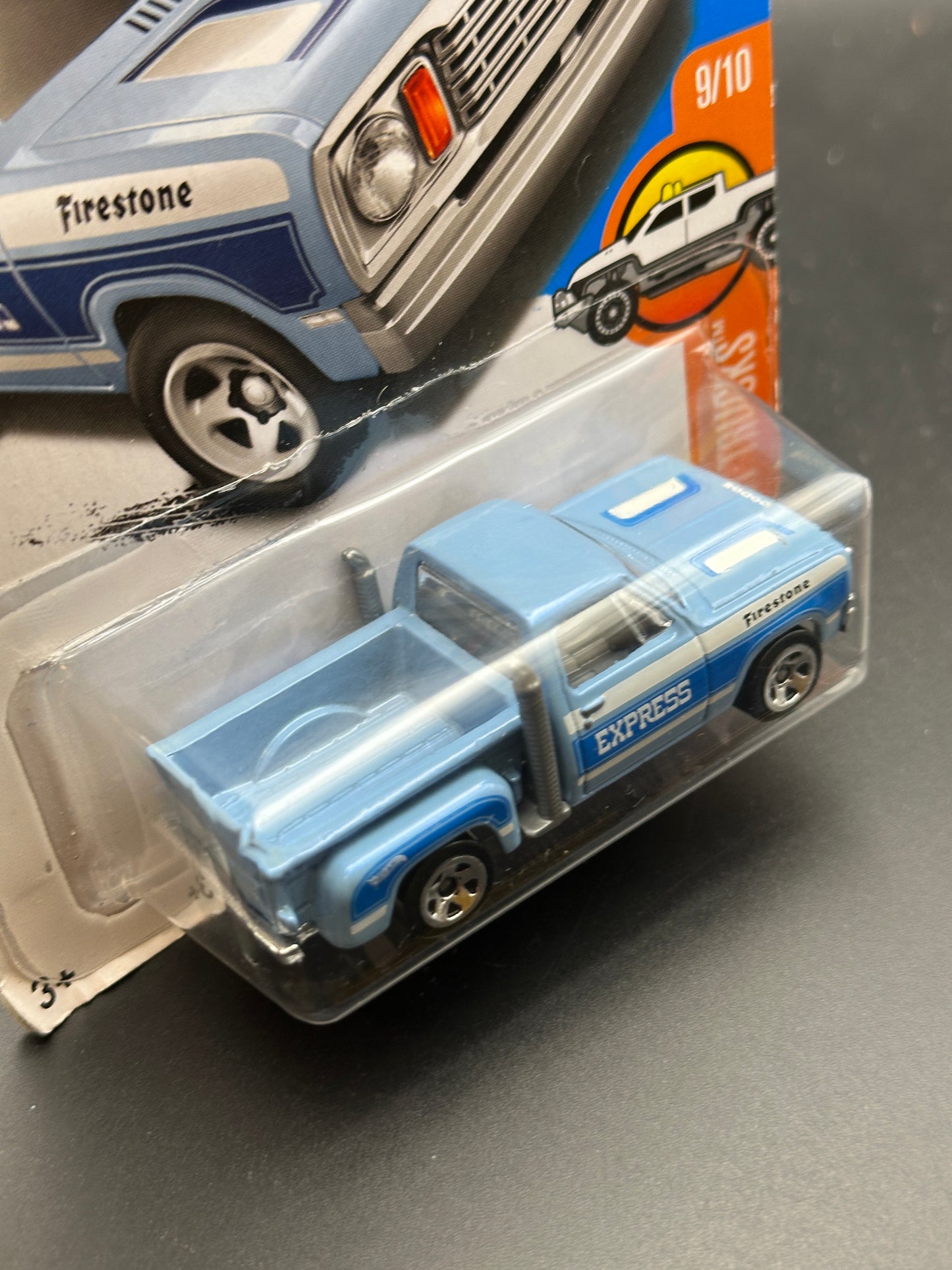 HOT WHEELS - 1979 DODGE LIL RED EXPRESS TRUCK - (2017) - HW HOT TRUCKS 9/10