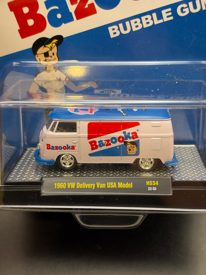 M2 MACHINES - 1960 VW DELIVERY VAN USA MODEL - HS34 22-33