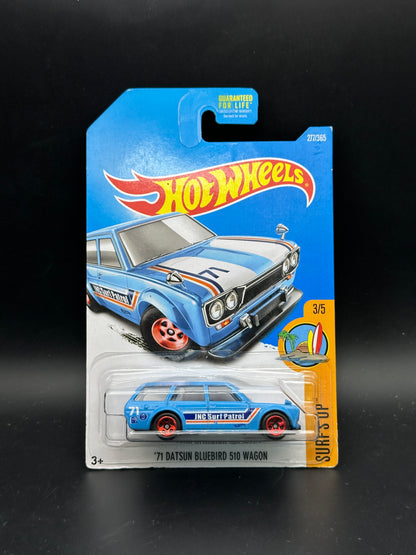 HOT WHEELS - 71 DATSUN BLUEBIRD 510 WAGON (2017) - HW SURF’S UP 3/5