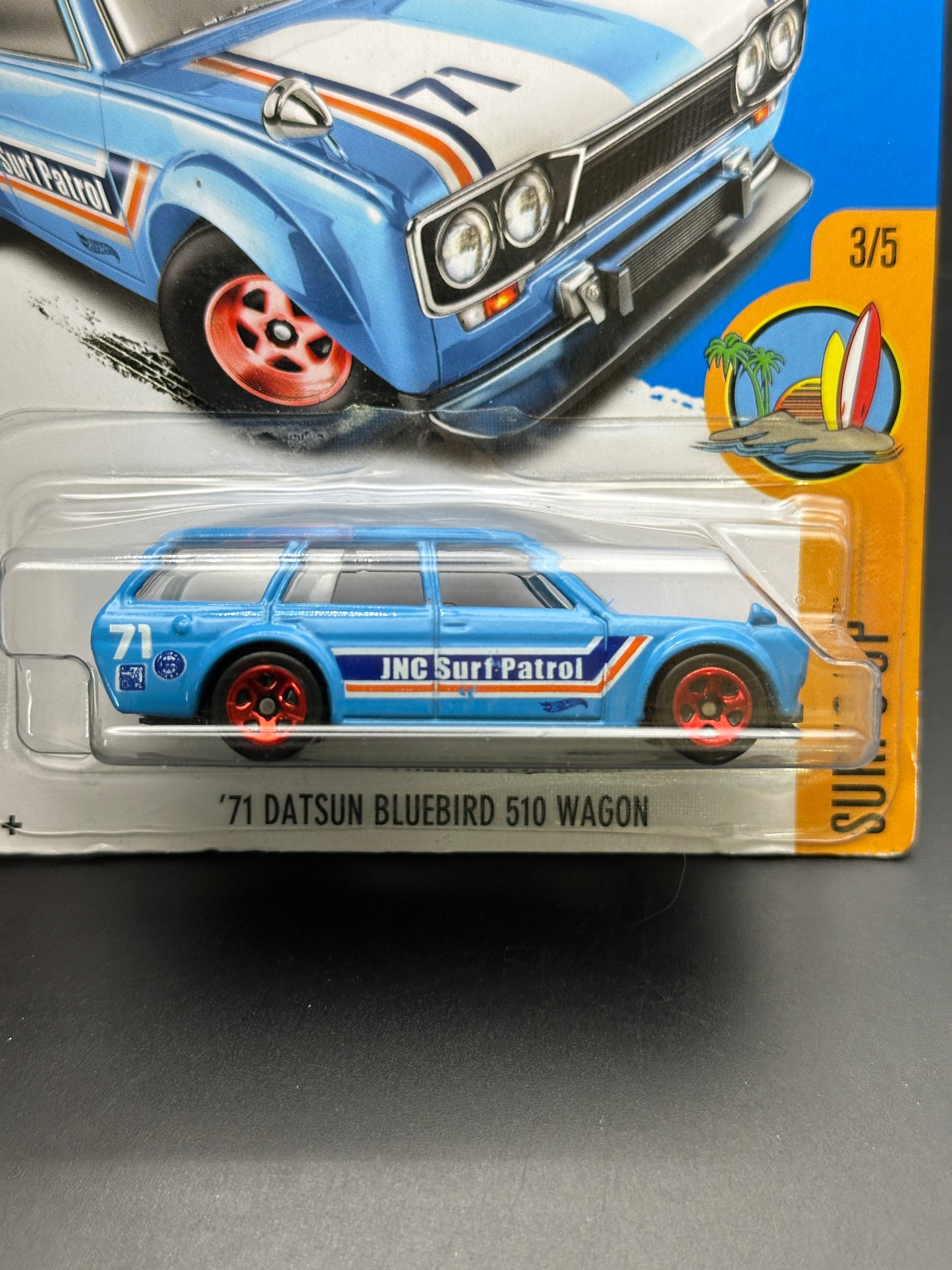 HOT WHEELS - 71 DATSUN BLUEBIRD 510 WAGON (2017) - HW SURF’S UP 3/5